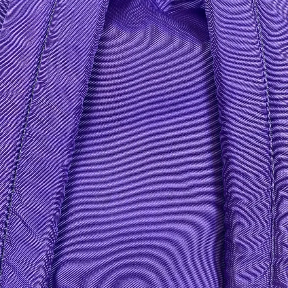 Vintage 90’s LL Bean Youth Backpack Purple w/Embroidered Moose Reflective Strip